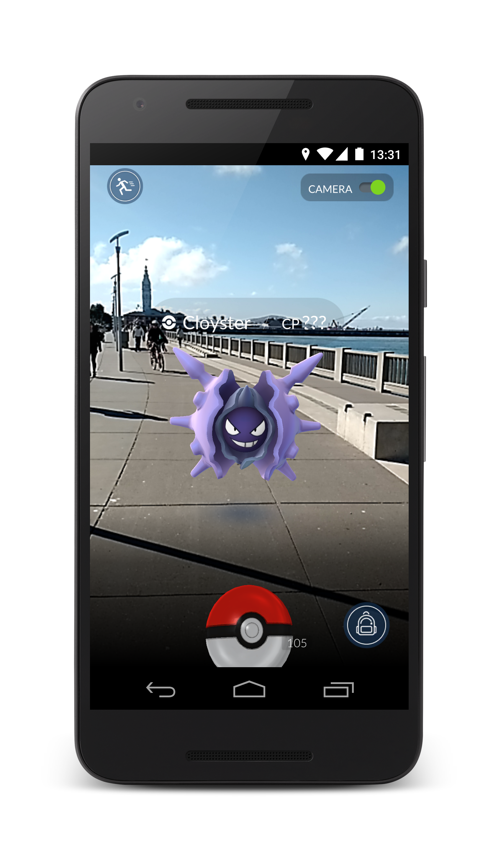 Pokémon GO Encounter Screenshot